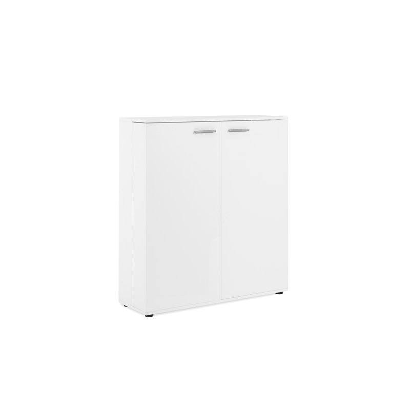 24 Pair Shoe Storage Cabinet, White