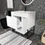 Ensemble de meuble-lavabo autoportant 30 po avec comptoir en céramique Wiepke