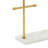 Marble Gold Jewelry Stand with Rectangular Base