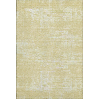 Premium Machine Washable Prisco Wheat Rug
