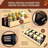 4 Pack Magnetic Spice Rack Organizer