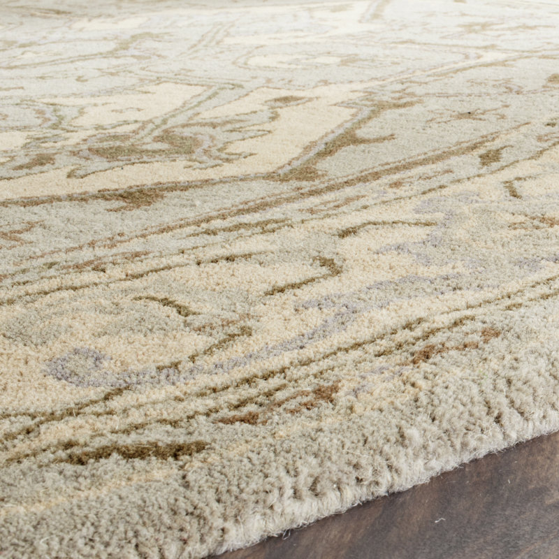 Oriental Wool Hand Tufted Area Rug, Round 183 cm