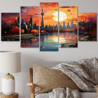 Traditional Cities & Countries Wall Decor on Metal