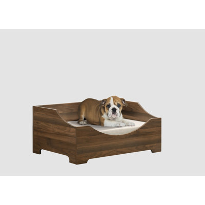 Graylynn Gibson 36" Wide Modern Comfy Pet Bed With Cushion