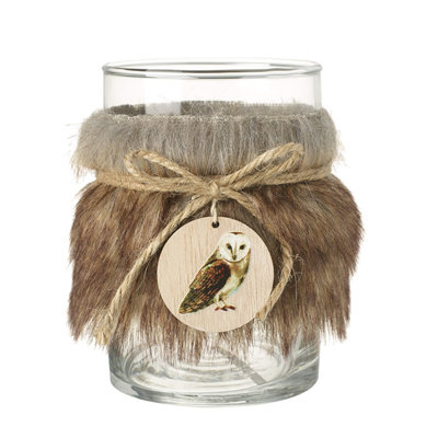 Glass Tabletop Tealight Holder