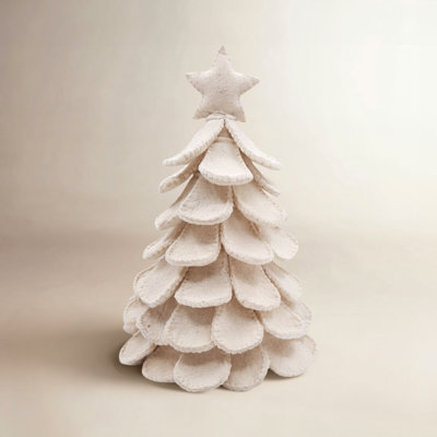 Arcadia Home Handmade Wool Tabletop Tree