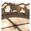 Running Horses 3 - Light Semi Flush Mount