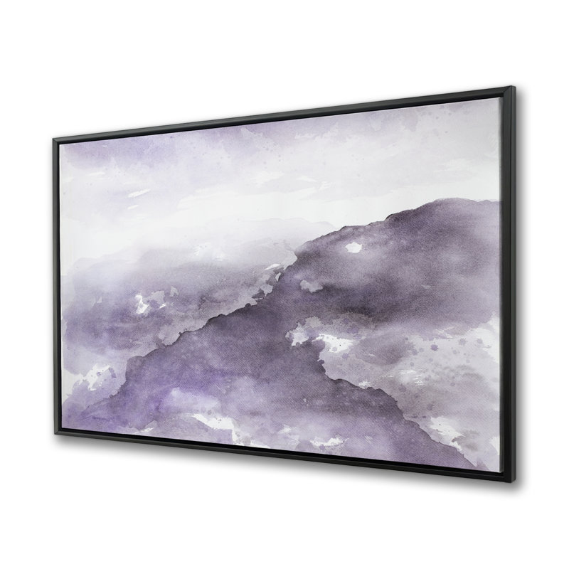 Nebula - Purple Office Framed Canvas | Home Decor Art