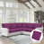 Tissu mauve est en rupture de stock