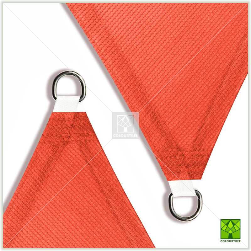 Toile d'ombrage carrée 12', Rouge