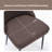 Faux Leather Upholstered Dining Chairs With Steel Legs(Set Of 2)-1486487338-1486487342