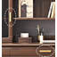 Bureau en noyer avec huche et rangement
