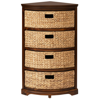 Solid Wood 4 Drawer Storage Drawers