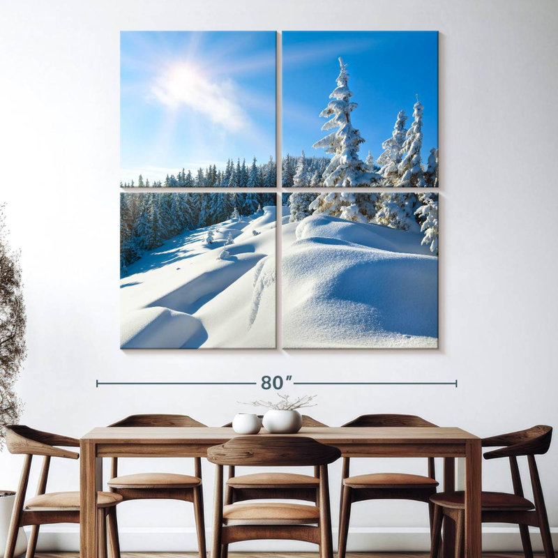 Alvord journée ensoleillée d'hiver, H 74 po x l 74 po