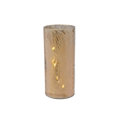 Support à DEL en verre cylindrique