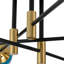 Glass Bubble Sputnik Semi Flush Chandelier -1461549847
