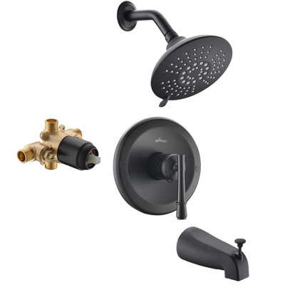 Pressure-Balanced (Temperature And Volume) All-In-One Kit with Rough in-Valve