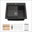 Évier de cuisine en quartz avec station de travail en composite avec accessoires pour un entretien facile et une réduction du bruit