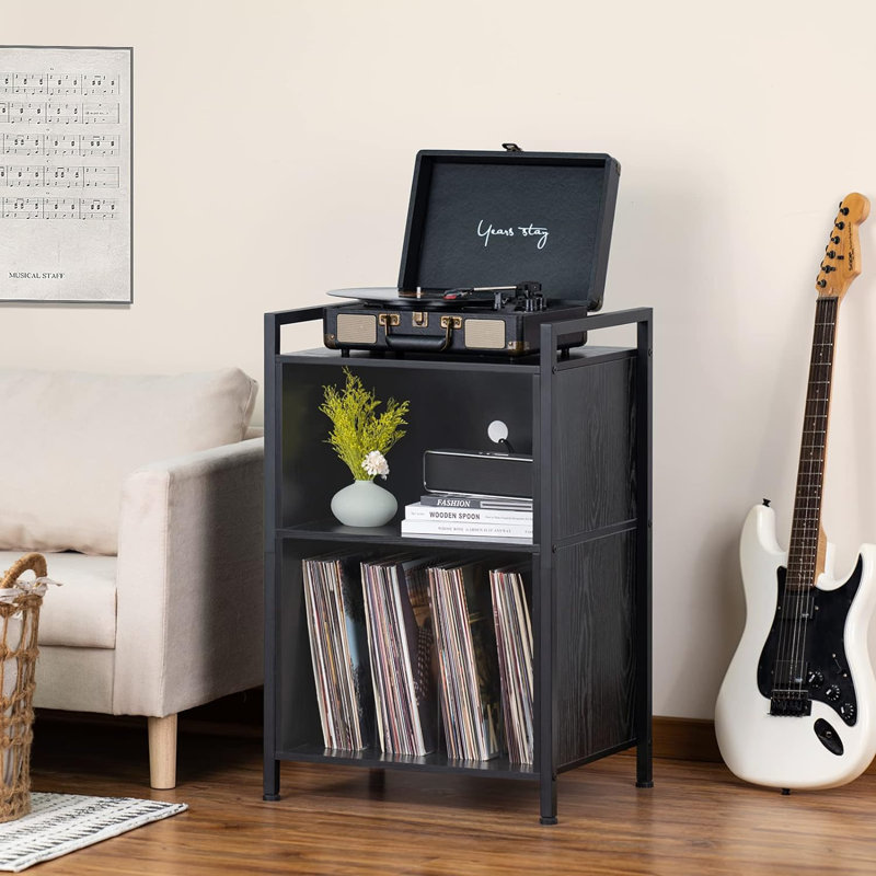 Metal 31.1'' H Media Shelves