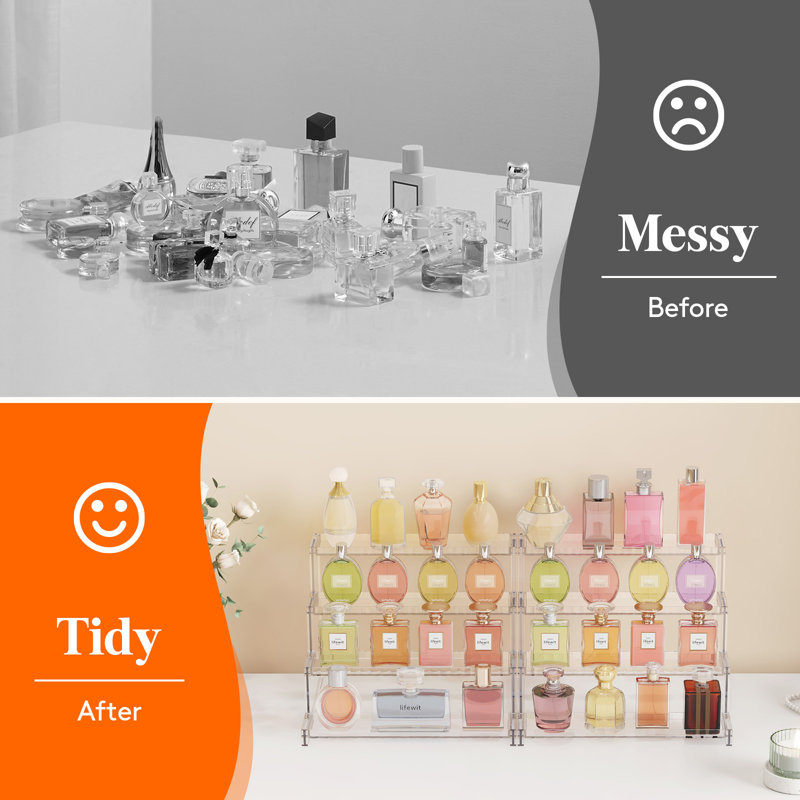 Polyethylene Plastic Makeup Organiser