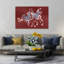 Abstrait cheval moderne abstrait, reproduction d'art contemporain cheval-129970454