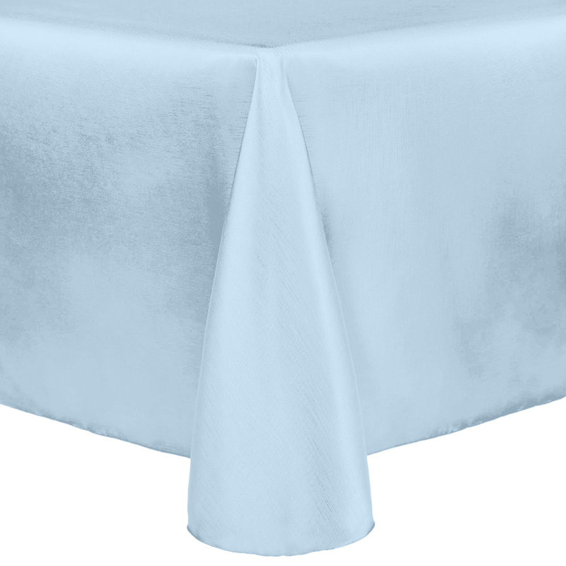 Ultimate Textile -10 Pack- Reversible Shantung Satin - Majestic 60 X 102-Inch Oval Tablecloth, Camel Light Brown, Emerald, 10