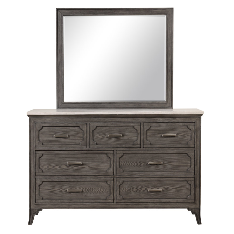 Commode l 7,05 po avec miroir Jvian