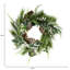 Faux Lighted Plastic 55cm Wreath