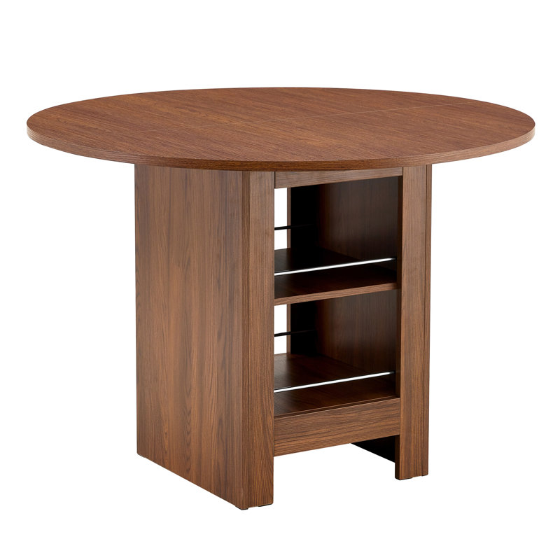 Cantera Dining Set, Brown, Brun / Suède