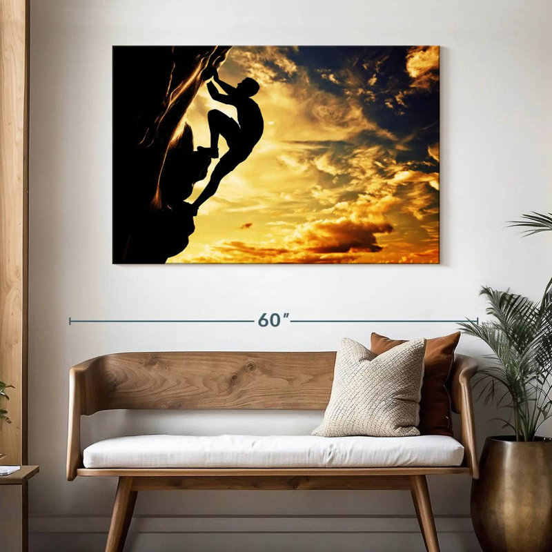 Sireci Free Climbing, 32" H x 48" W