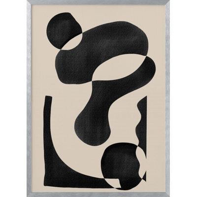 "Patterned Abstract" Framed Textured Wall Art