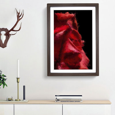 Petals of a Red Rose - Framed Print