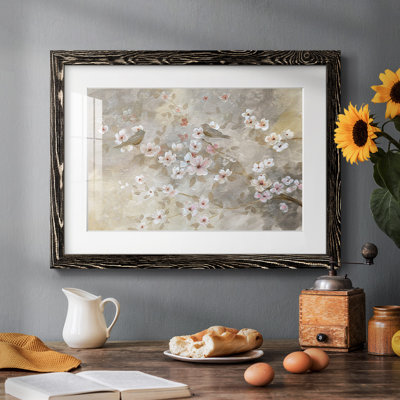 Early Spring - Matted and Framed Under Acrylic Glass, Large Living Room Wall Art