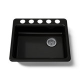 Riverby 25" L x 22" W Undermount Single Bowl Kitchen Sink