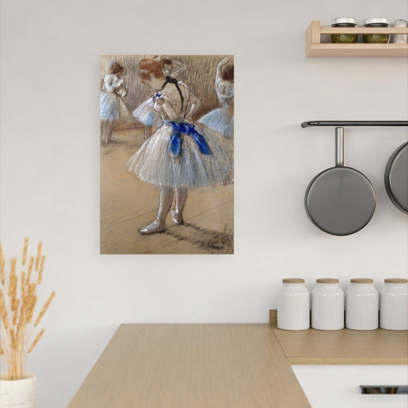 «A Study Of A Dancer», impression d'art mural classique traditionnel contemporain, H 18 po x l 12 po
