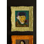  Ensemble de trois décorations murales encadrées en bois à la peinture acrylique pour le spa ou la salle de bain