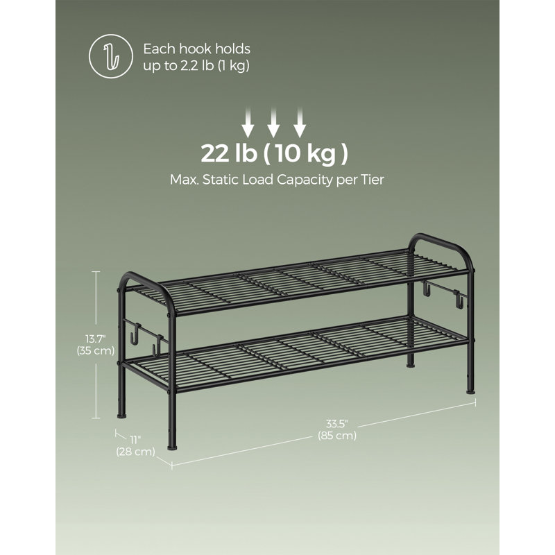 Sueling 10 Pair Shoe Rack