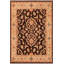 Tapis brun / brun clair en laine noué à la main à motif oriental de 8 pi x 9 pi 6 po Baccio