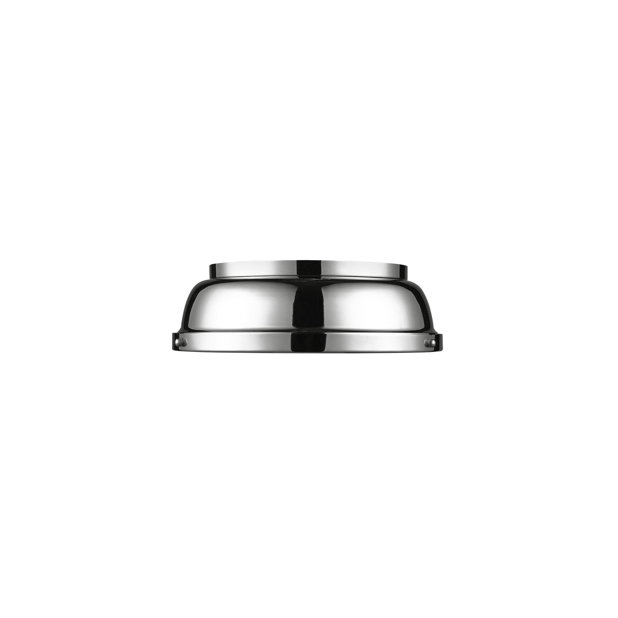 Calico 2 Light Steel Flush Mount, Chrome, Chrome