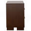 Table de chevet 2 tiroirs Polk Cappuccino