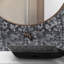 Reflective Scallop-Pattern Peel & Stick Aluminum Tile Size:295 x 300 x 4 mm