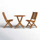 Fleur 30'' Round 2 - Person Bistro Set