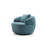 Stylish Comfy Round Single Sofa Chair Elevates Home Vibe Ideal For Reading Room Downtime & Club Lounging-350990790