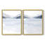«Glacial Lake I», reproduction encadrée de qualité supérieure - prête à être accrochée - aucun clou requis - aucun clou requis-1810573617-1810573615