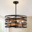 6-light Pendant Light Modern Black Light Fixtures Dining Chandelier Kitchen Lights