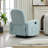 Haaniyah Boucle Fabric Swivel & Rocking Recliner-1695424069