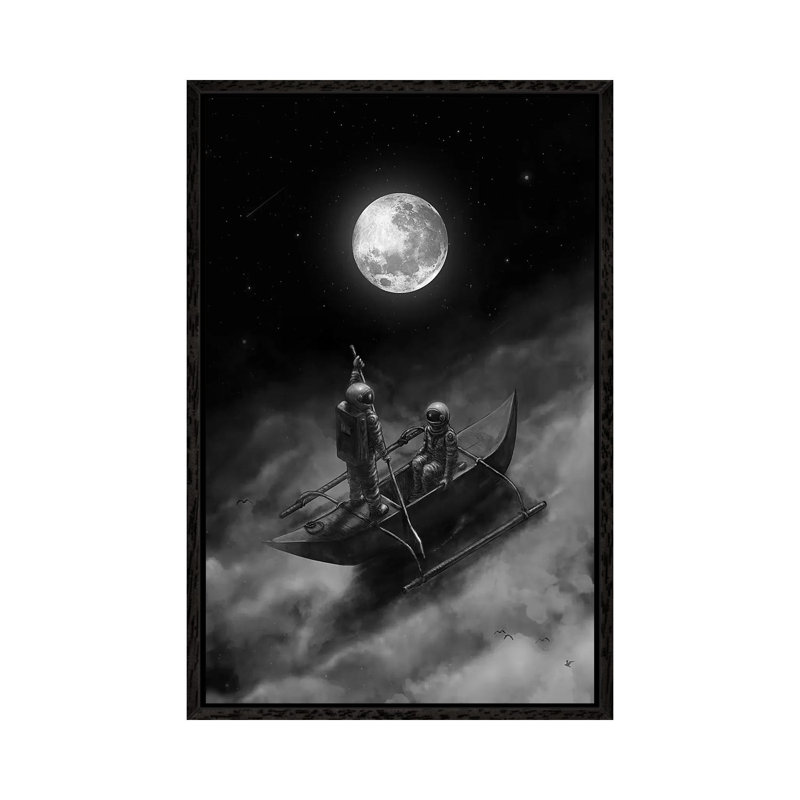 Anywhere with You 1 Piece Wall Art on Canvas, 66.04cm H x 45.72cm W x 3.81cm D, Black Framed
