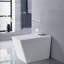 Toilette automatique à chasse d'eau 1,28 GPF avec bidet intelligent et télécommande sans fil-88926372