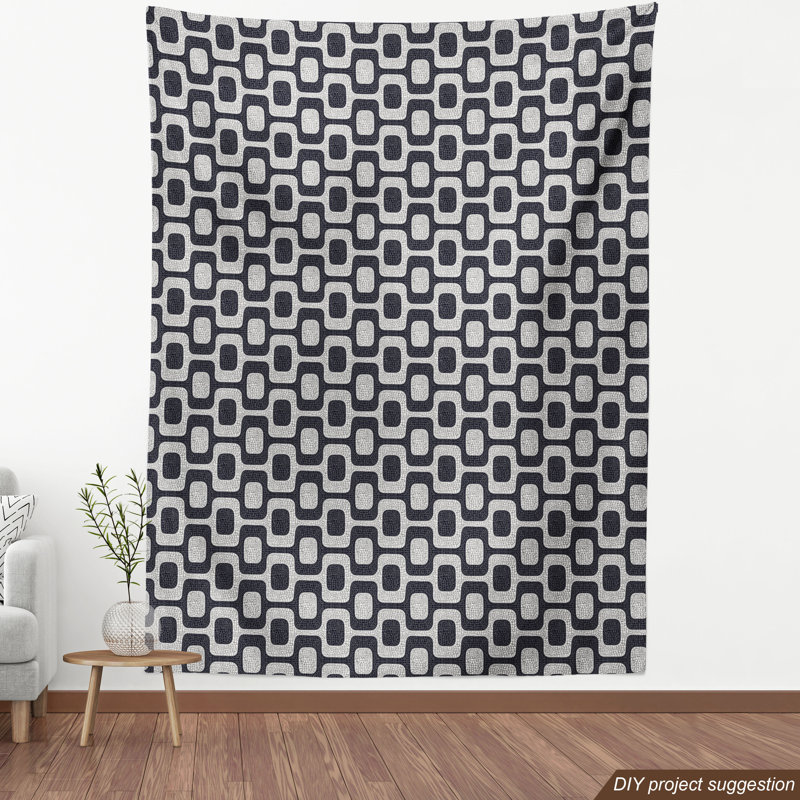 Tissu abstrait Ambesonne, l 58 po x L 180 po