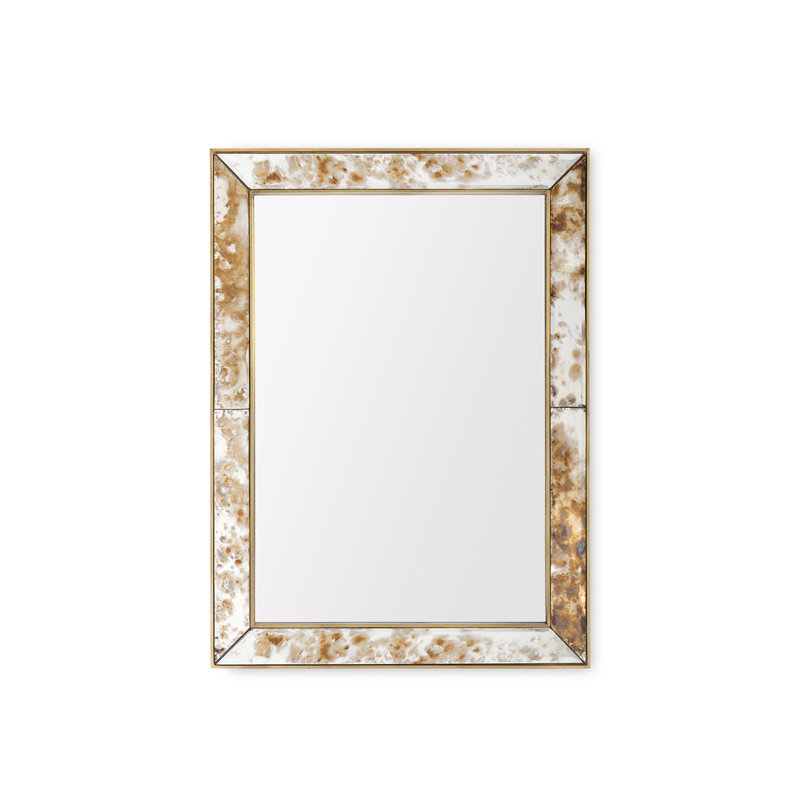 Etienne Flat Glass Wall Mirror, 50" H x 38" W x 2.5" D